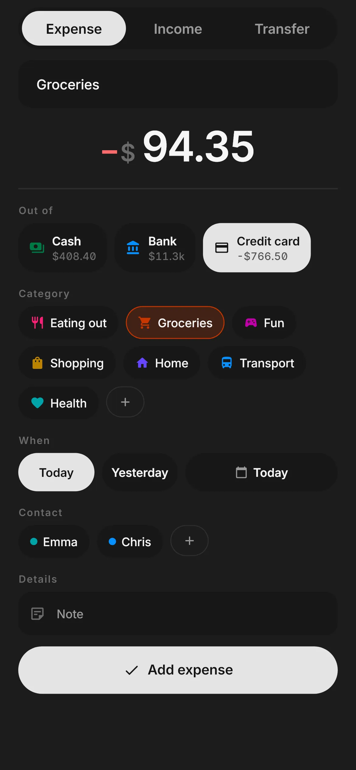 Logging the shop: five seconds
